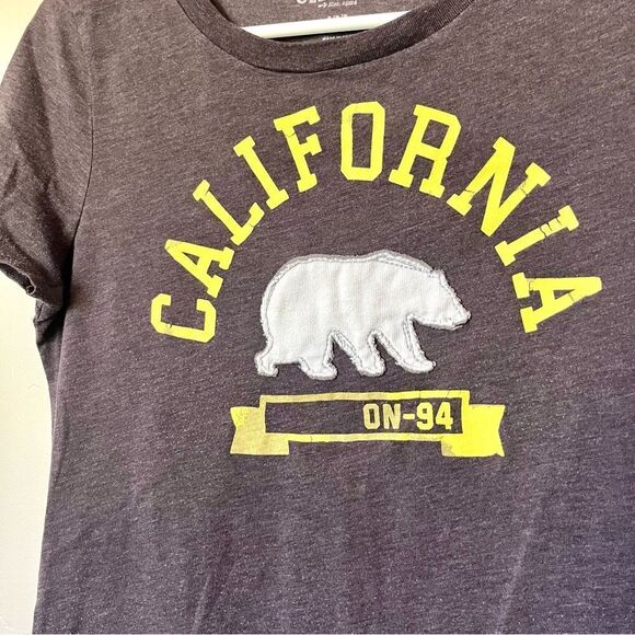 OLD NAVY California Distressed Logo Short Sleeve Tee Shirt Size Small - Picture 2 of 3
